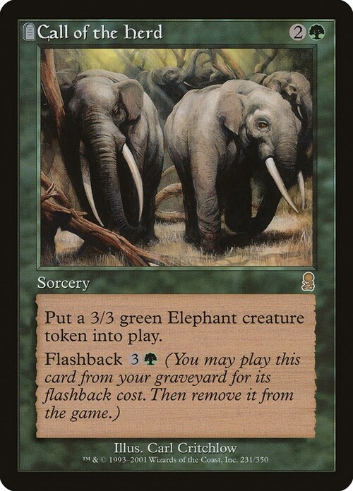 Call of the Herd Card Front