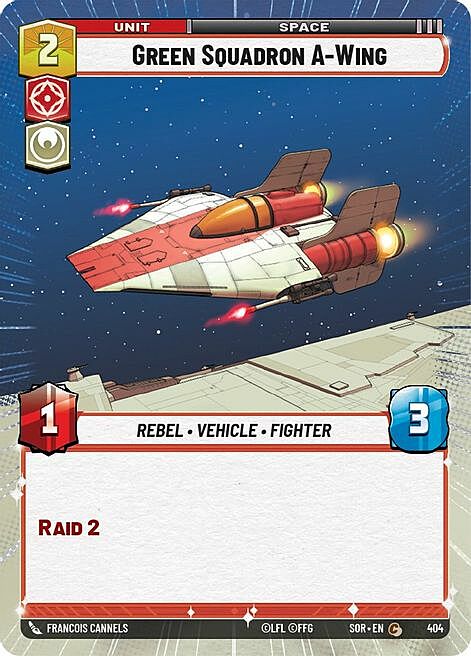 Green Squadron A-Wing Card Front