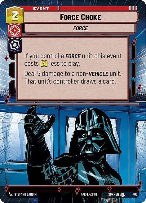 Force Choke Card Front