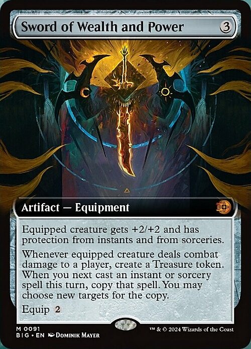 Sword of Wealth and Power Card Front