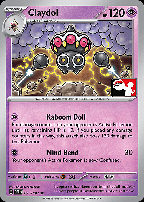 Claydol Card Front