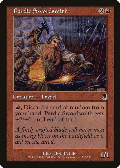 Pardic Swordsmith Card Front