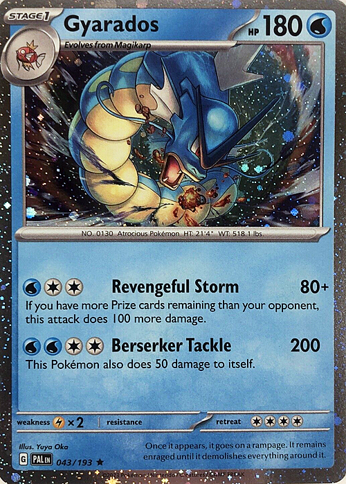 Gyarados Card Front