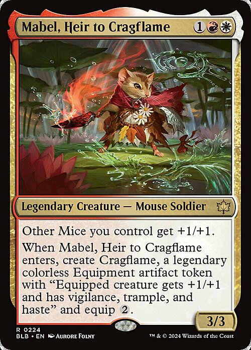 Mabel, Heir to Cragflame Card Front