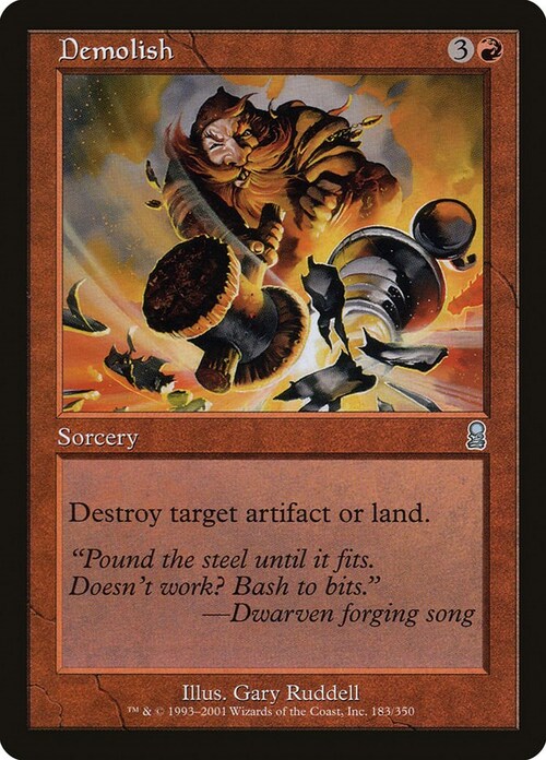 Demolish Card Front