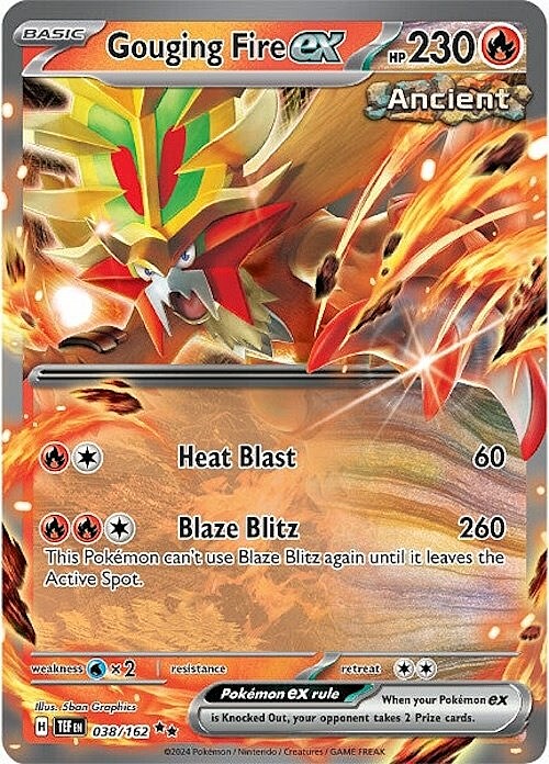 Gouging Fire ex Card Front