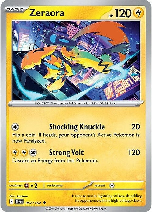 Zeraora Card Front