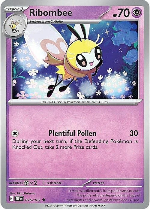 Ribombee Card Front