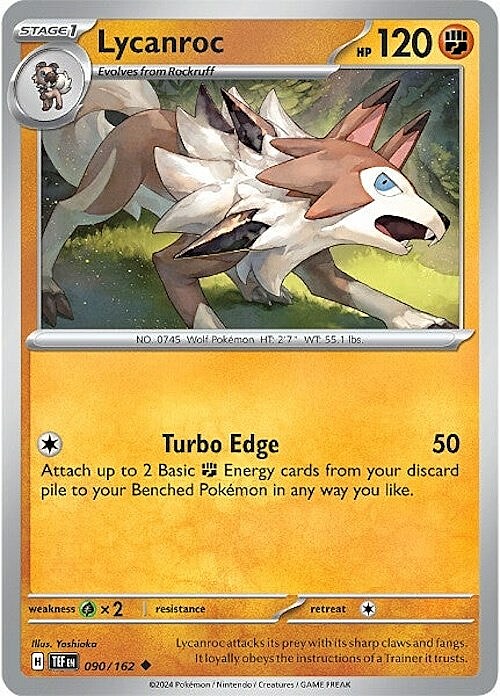 Lycanroc Card Front