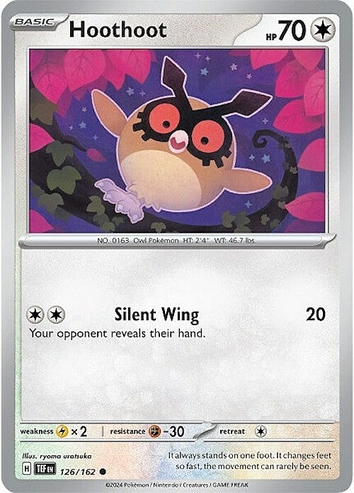 Hoothoot Card Front