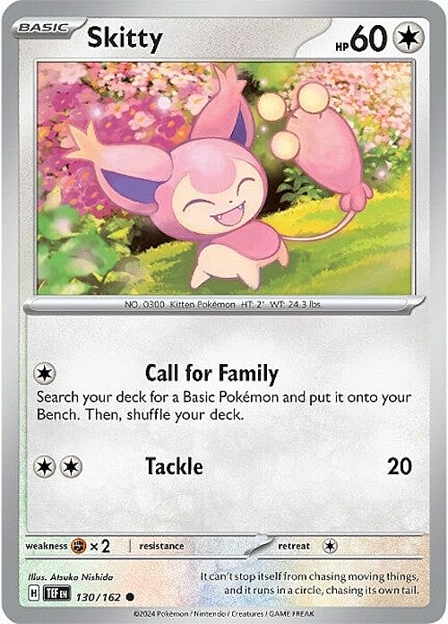 Skitty Card Front