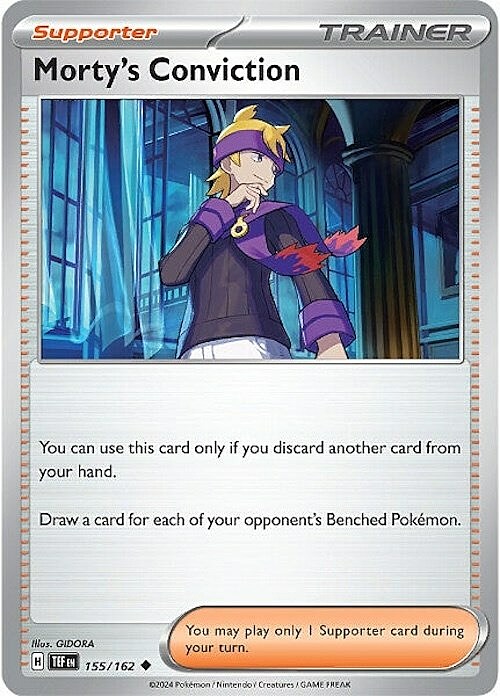 Morty's Conviction Card Front