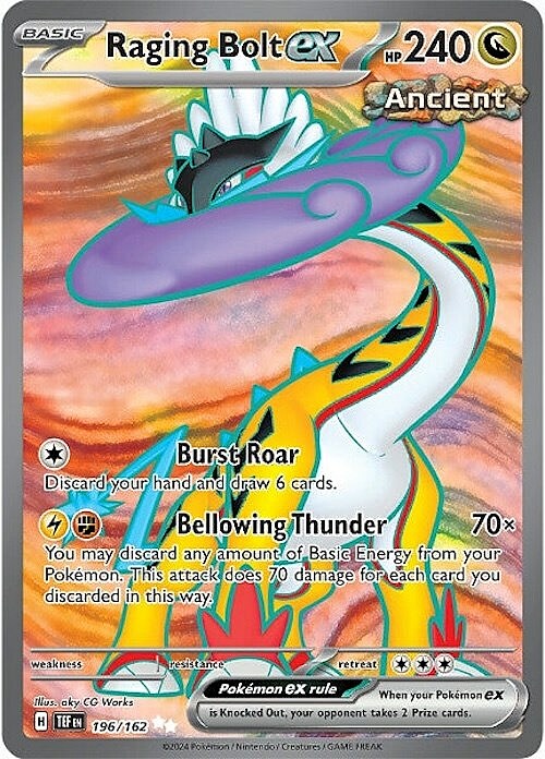 Raging Bolt ex Card Front