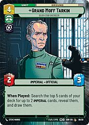 Grand Moff Tarkin, Supervisore Della Morte Nera