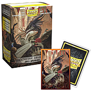 100 Dragon Shield Sleeves - Brushed Valentine Dragons 2021