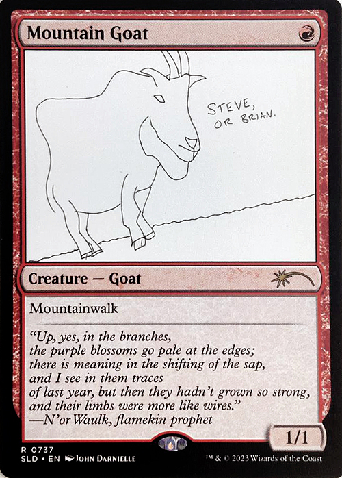 Mountain Goat Card Front