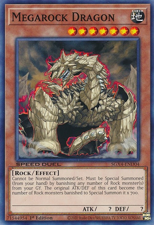 Megarock Dragon Card Front