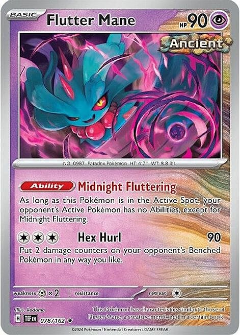 Flutter Mane Card Front