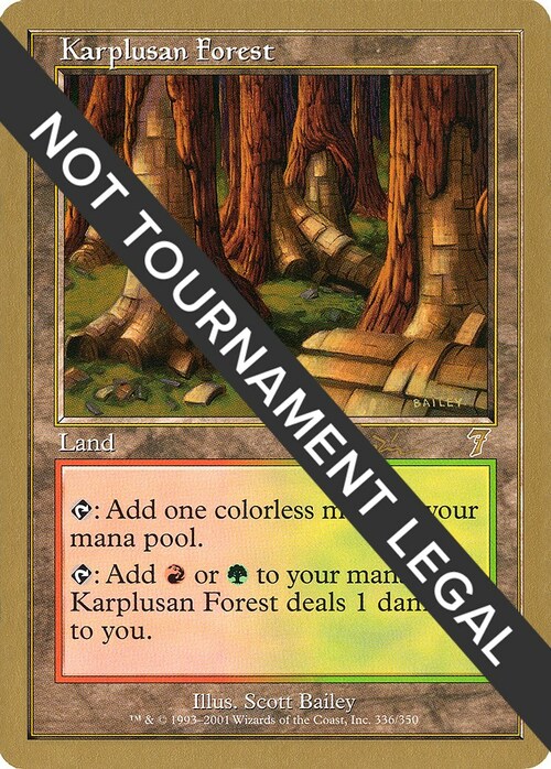 Karplusan Forest Card Front