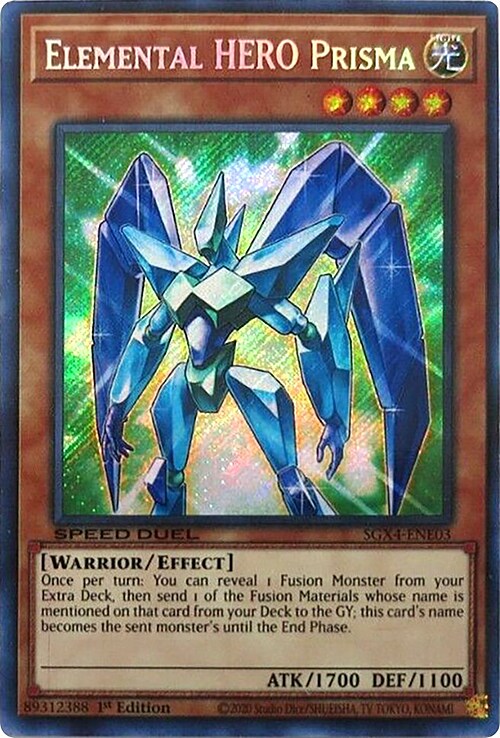 Elemental HERO Prisma Card Front