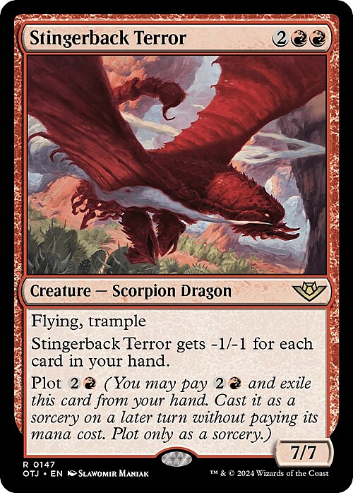 Stingerback Terror Card Front