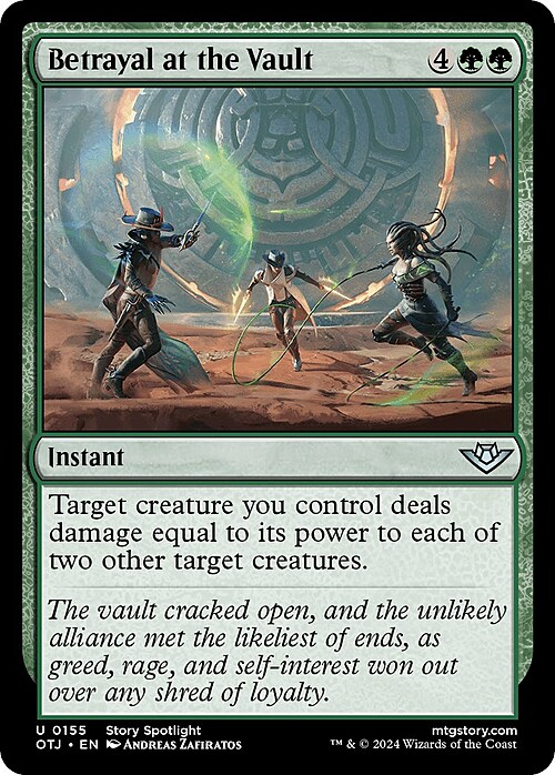 Betrayal at the Vault Card Front