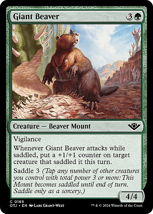 Giant Beaver Card Front