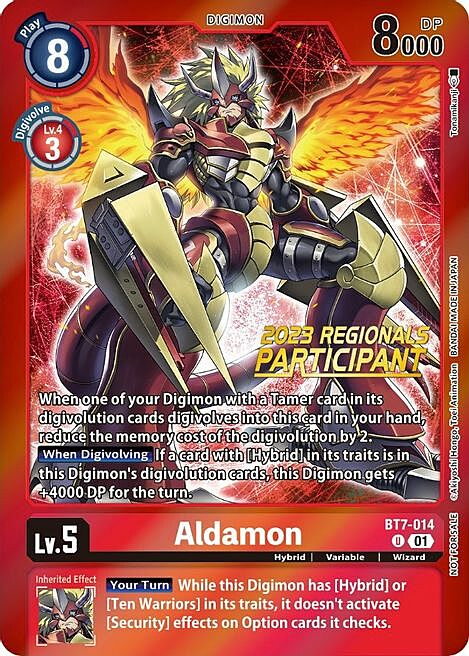 Aldamon Card Front