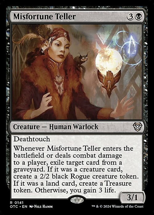 Misfortune Teller Card Front