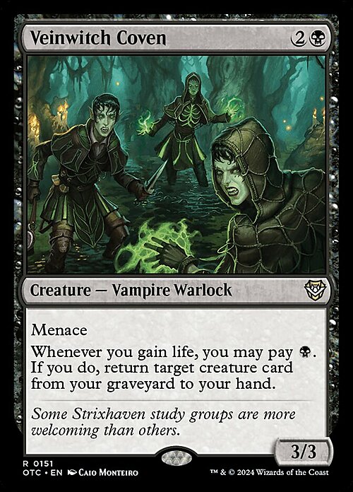 Veinwitch Coven Card Front