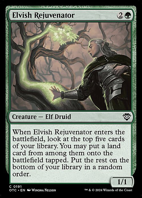 Elvish Rejuvenator Card Front