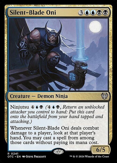 Silent-Blade Oni Card Front