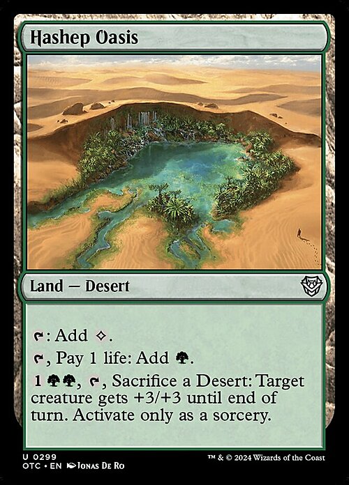 Hashep Oasis Card Front