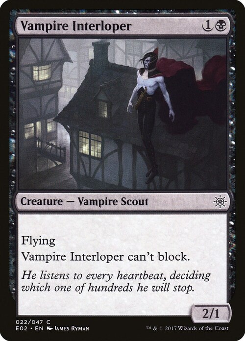 Vampire Interloper Card Front