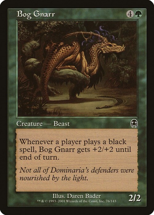 Bog Gnarr Card Front