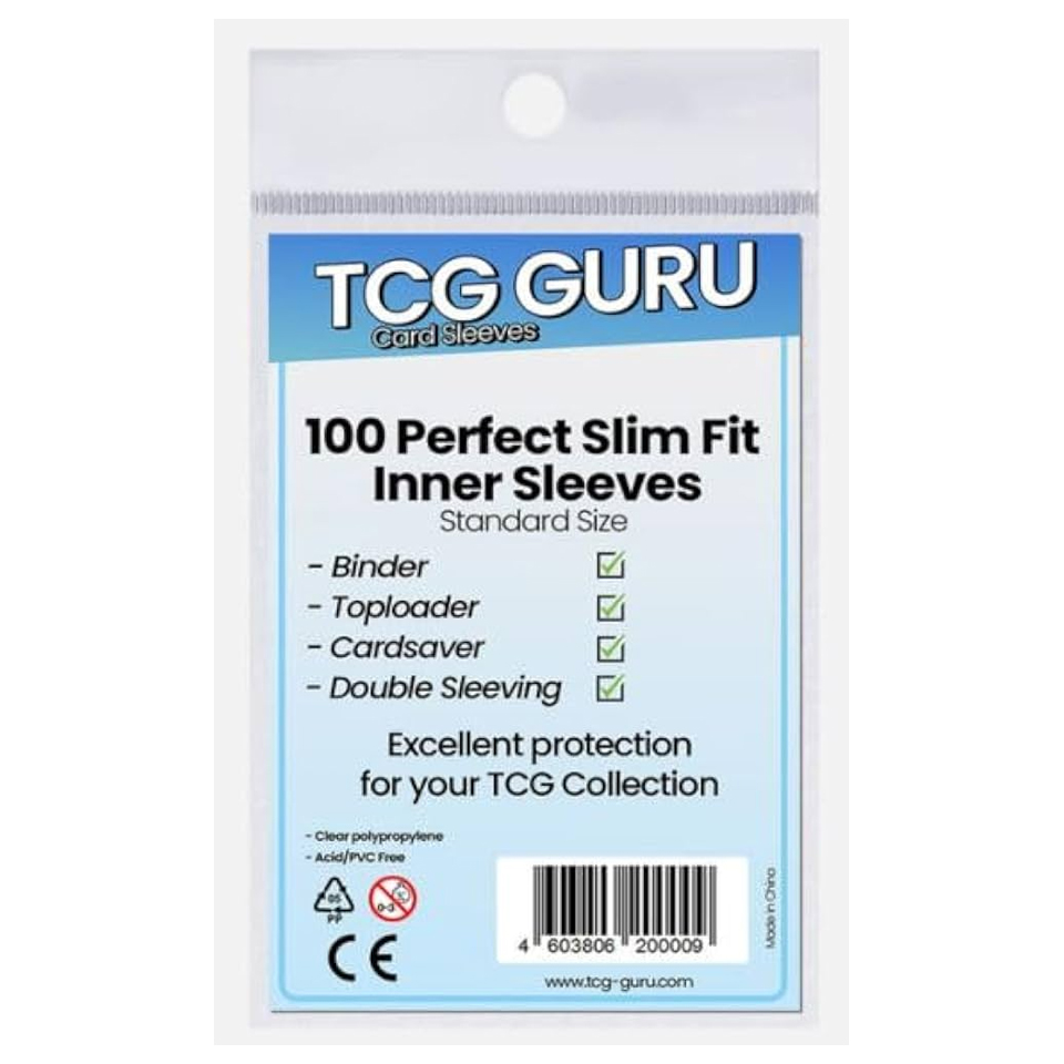 100 Buste TCG Guru Perfect Slim Fit Inner