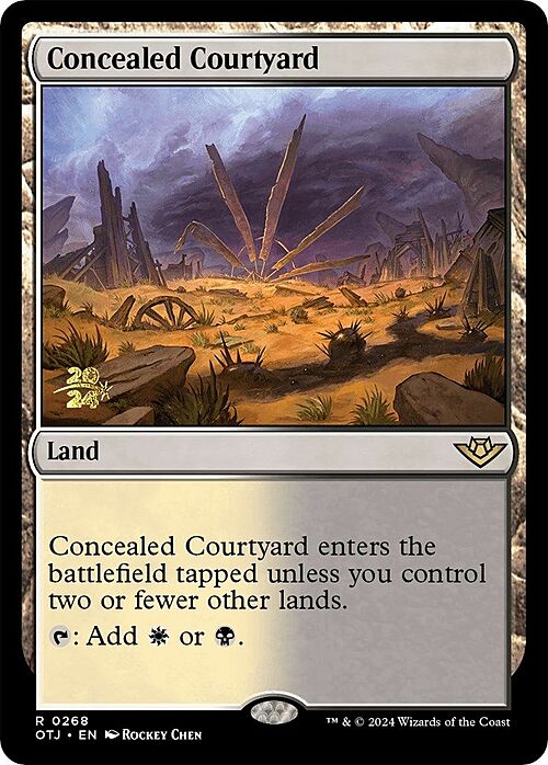 Concealed Courtyard Card Front