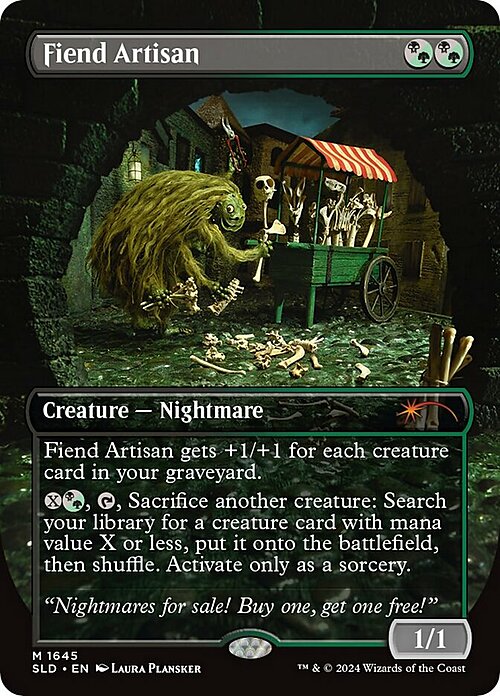 Fiend Artisan Card Front