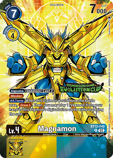 Magnamon Card Front