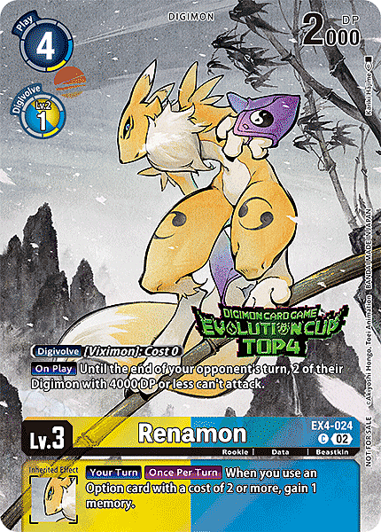 Renamon Card Front