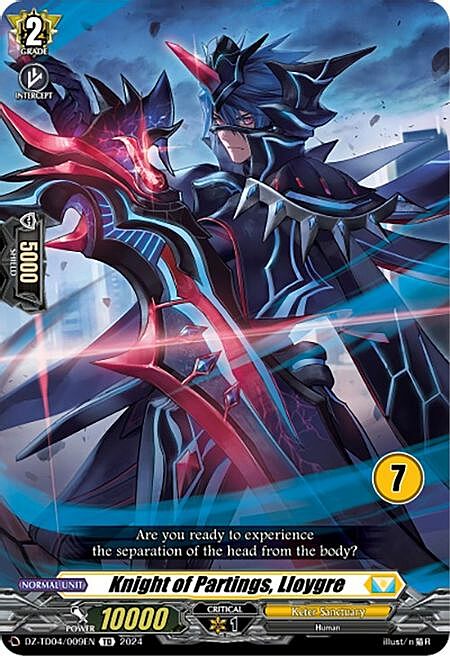 Knight of Partings, Lloygre [D Format] Card Front