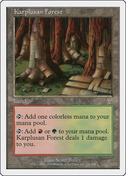 Karplusan Forest Card Front