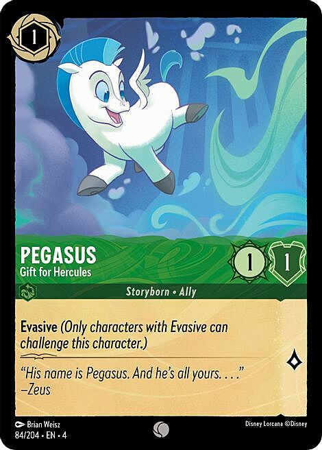 Pegasus - Gift for Hercules Card Front