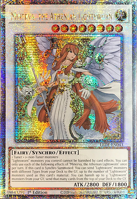 Minerva, the Athenian Lightsworn Card Front