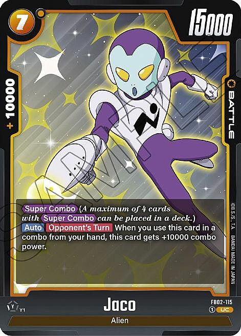 Jaco Card Front