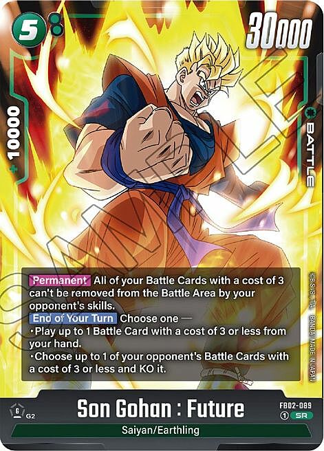 Son Gohan : Future Card Front