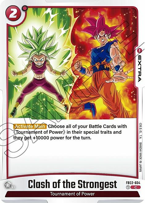 Clash of the Strongest Card Front