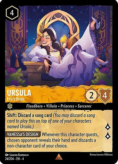 Ursula - Eric's Bride Card Front