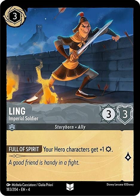 Ling - Imperial Soldier Card Front