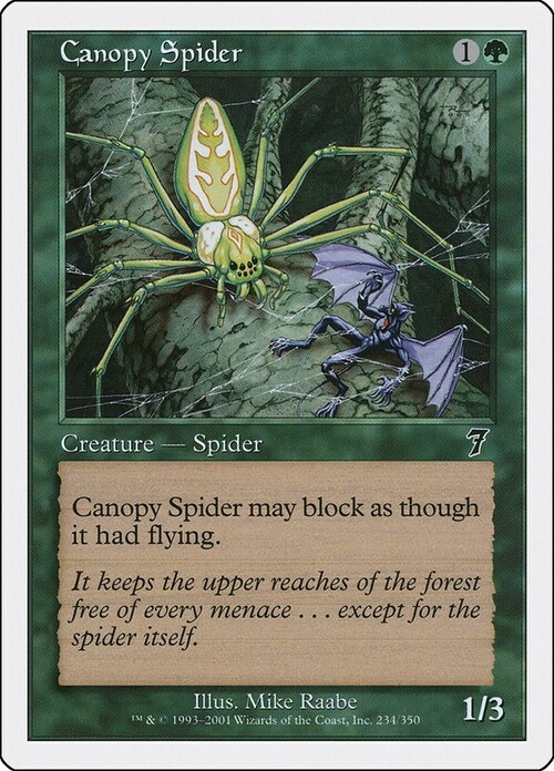 Canopy Spider Card Front